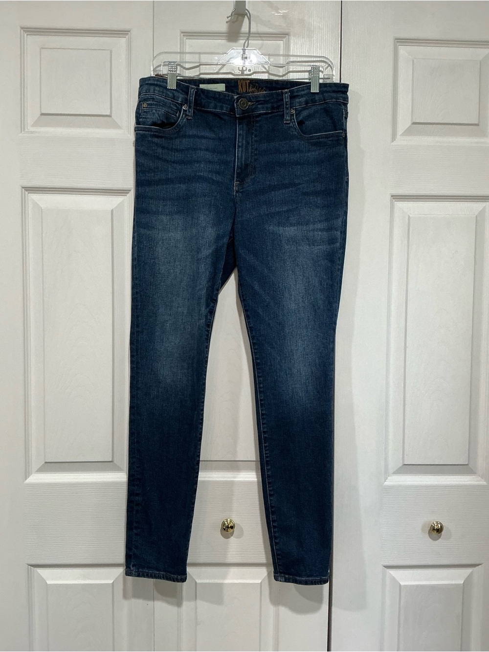 🤎 Kut From The Kloth Toothpick Skinny Blue Denim Jeans - 12 / 31 (01096)